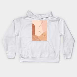 Abstract Bohemian Shapes 3.3 Kids Hoodie